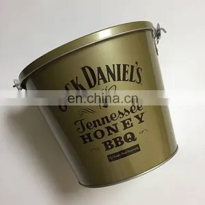 Promotional Custom Beer Metal Ice Bucket With Bottle Opener thumbnail-2
