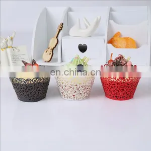 Customized Laser Cut Paper Cupcake Wrappers thumbnail-2