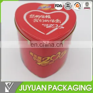 Red Heart Shape Gift Chocolate Box Metal Tin Wholesale thumbnail-1