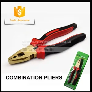 Non Sparking Pliers,LinemanNon Sparking Lineman PliersAnti Spark ToolsExplosion Proof Pliers thumbnail-4