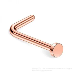 European and American Fashion Simple Personality Nose Nail Stainless Steel Foreign Trade Accessories Factory Direct Sale Wholesale Titanium Ear Studs thumbnail-5