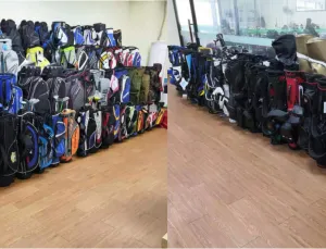 Mini Staff Bag PU Leather Golf Bag thumbnail-4