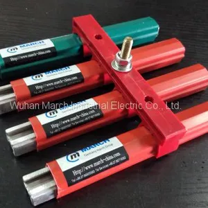 160a 200a 320a 400a Aluminum Single Conductor Busbar With Current Collector CE CCC ISO Certifictaion thumbnail-1