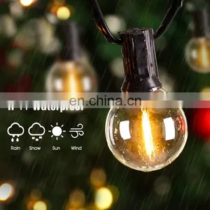 String Lights Outdoor LED G40 String Lights With Edison Filament Bulbs for Party Holiday Decoration thumbnail-4