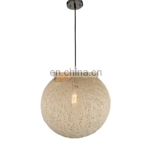 Горячие продажи. Современный подвесной люстра изrattan с хлопковым декором для дома. Источник: Чжуньшан thumbnail-2