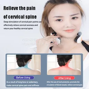 Hot Selling Amazon Electric Neck Pulse Massager Back Neck Body Massage Neck Massage Collar thumbnail-4