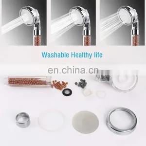 Plastic Water Saving High Pressure Handheld Shower Head in Wall thumbnail-5