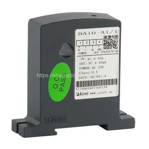 Acrel AC Current Transformer Input:AC 0~50A Output:DC 0-5V/4~20mA Diameter:10mm CT Class 0.5 Current Transducer BA10-AI/I thumbnail-1