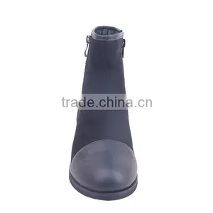 Wholesale Women Three Elements Upper Ankle Boots Motorcycle Dealer Boots China thumbnail-3