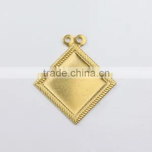2011 Newest Square Brass Flower Jewelry Accessories thumbnail-1