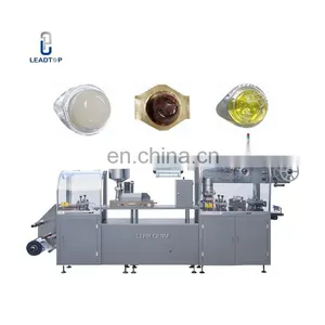 DPP-Series Automatic Ketchup Paste Liquid Aluminum Plastic Blister Sealing Packaging Machine thumbnail-1