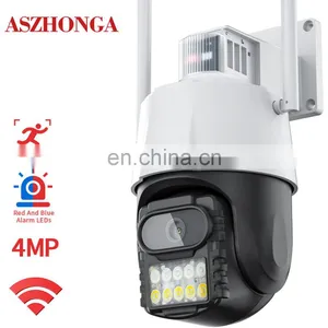4MP Security IP Camera Wireless WIFI 4X Zoom Outdoor Indoor PTZ 1080P HD CCTV Dome Surveillance Cam Human Tracking ICSEE thumbnail-2