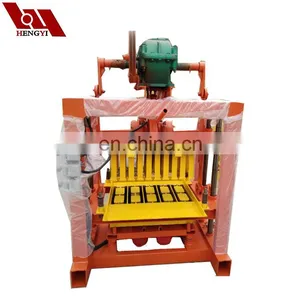QT 4-40 Hot Sale Hydraulic Brick Machine/Factory Price Manual Interlock Brick Machine/brick Making Machine From Canada thumbnail-1