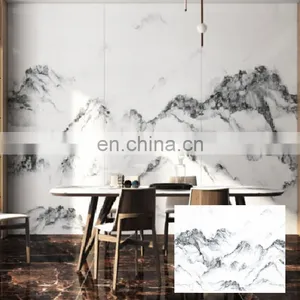 Moroccan Large Format Slab Marble Kitchen Wall Polished Floor Tiles thumbnail-1