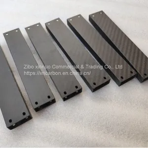CNC Cutting Slot/drill Hole Carbon Fiber Rectangular Square Tubing With 3K Twill Matte Surface thumbnail-1