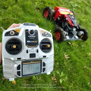 Lawn Mower Robot, China Rechargeable Brush Cutter Price, Radio Controlled Slope Mower for Sale thumbnail-3