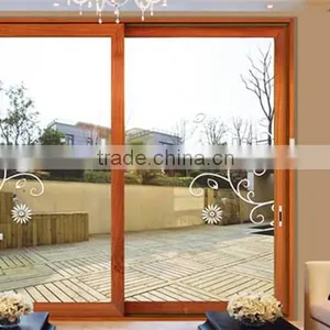 High Quality Aluminum Single Panel Bathroom Glass Sliding Door thumbnail-1
