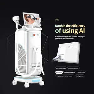 2024 Latest Artificial Intelligence Skin Detection System Compressor Refrigeration Diode Laser Hair Removal Machine thumbnail-2