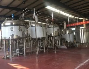 10Bbl Large Scale Brewing Equipment With Fermentation Tank Steam Heating thumbnail-3
