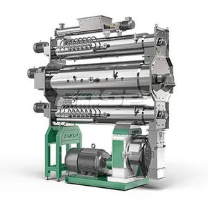 6-12tph SZLH420D Feed Pellet Mill+double Opening Conditioner+retentioner thumbnail-2
