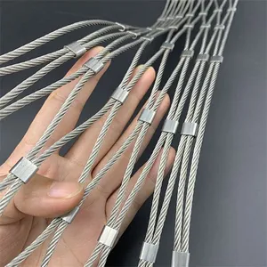 304 Stainless Steel Rope Mesh With 7x7 Wire Structure for Fall Protection thumbnail-2