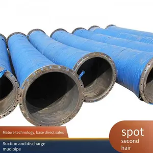 Wear-resistant Sand-suction Large-diameter Rubber Flange Pipe, Corrosion-resistant, Suitable for Oilfield Development, Etc. Ample Supply From Langfeng Manufacturer thumbnail-5
