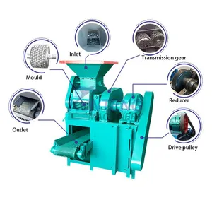 High Pressure Ball Press Machine Coal Carbon Powder Ball Press Machine Alumina Powder Ball Press Machine EPC thumbnail-2