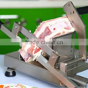 Full Stainless Steel Automatic Meat-sending Device Manual Meat Slicer Industrial Meat Slicing Machine for Home Use thumbnail-5