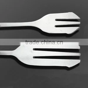 Popular 10 12 Inches 18/8 Stainless Steel Mixing Spoon With Fork thumbnail-2