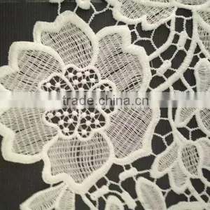 2016 Wholesale Lace Garment Accessory Cotton Embroidery Full Lace Fabric thumbnail-2