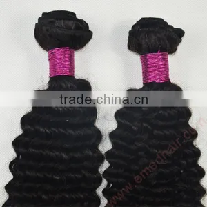 WJ013 18 Inch Human Hair Cheap Brazilian Loose Deep Wave Hair Weave thumbnail-1