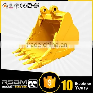 High Quality Wear Assistance HARDOX500 NM400 OEM Excavator Heavy Duty Bucket for 1-80t Excavator Quality Choice thumbnail-2