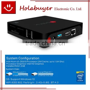Latest USB 3.0 BT4.0 1000M LAN Win10 Quad Core 2GB RAM 60GB ROM BT3 tv Box Supplier's Choice thumbnail-1