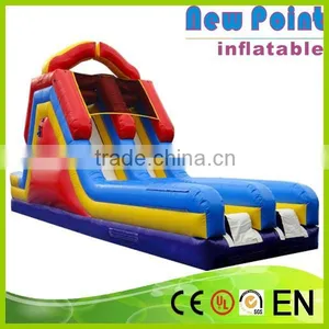 New Point PVC Trampoline Promotion Inflatable Slides Castles for Kids thumbnail-1