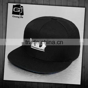 Custom Strapback Wholesale Flat Brim Brand 6 Panel Snapback Hat thumbnail-1