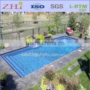 Custom One Piece Rectangle Fiberglass Pool(L8.0MxW3.9MxH1.35M) thumbnail-1