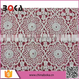 Chinese Factory Custom Pattern Water Soluble African Lace Fabrics thumbnail-2