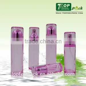 Classic Round Acrylic Lotion Bottle China Supplier White Plastic Bottle and Make up thumbnail-2