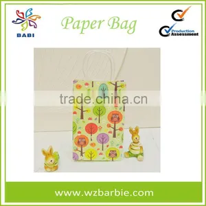 Lovely Animal Recycable Paper Shopping Bag With Handle thumbnail-5