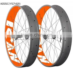 2014 New Toray T700 Carbon Bicycle Wheels , Carbon Fat Bike Wheels thumbnail-1
