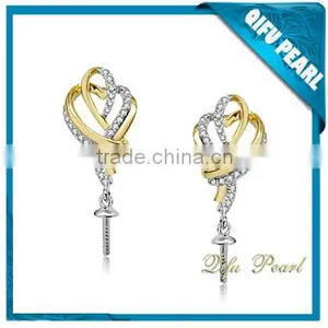 Factory Wholesale Price 14k Gold Mountings for Pearl thumbnail-1
