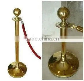 New Stainless Steel Stanchion With Ropes thumbnail-1