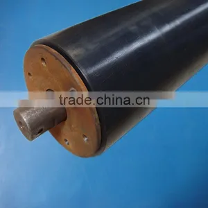 Factory Wholesale Machined Polyurethane 80-85A PU Machined Coat Rubber Plastic Teflon Coated Conveyor Rollers thumbnail-5