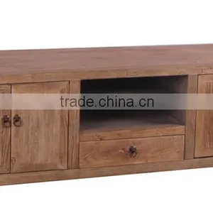 Reclaimed Solid Wood Furniture tv Cabinet thumbnail-1
