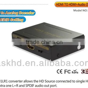 Hdmi to Toslink Converter With Audio EDID Setting thumbnail-1