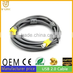 USB 2.0 Male to USB 2.0 Type-B Female Printer / Scanner Adapter Cable thumbnail-2