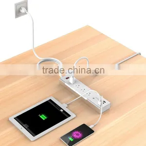 Portable Commercial Outlet Socket Outlet,telephone Wall Socket,wall Power Socket With Smart Phone Charger thumbnail-1