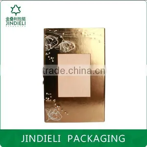 Embroidery Design Brown Cosmetic Box Packaging thumbnail-1