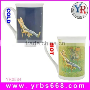 Cortunex Heat Sensitive Color Changing Coffee Mug, Have a Nice Day Flowers Design thumbnail-6