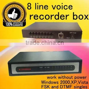 New 8 Line Voice Telephone Recorder/phone Chip Recorder Phone Call Recorder thumbnail-1